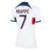 Paris Saint-Germain Kylian Mbappe #7 Replika Borta matchkläder Dam 2023-24 Korta ärmar